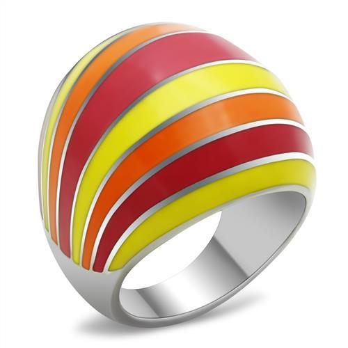 JCE255 High polished (no plating) Stainless Steel Ring with No Stone